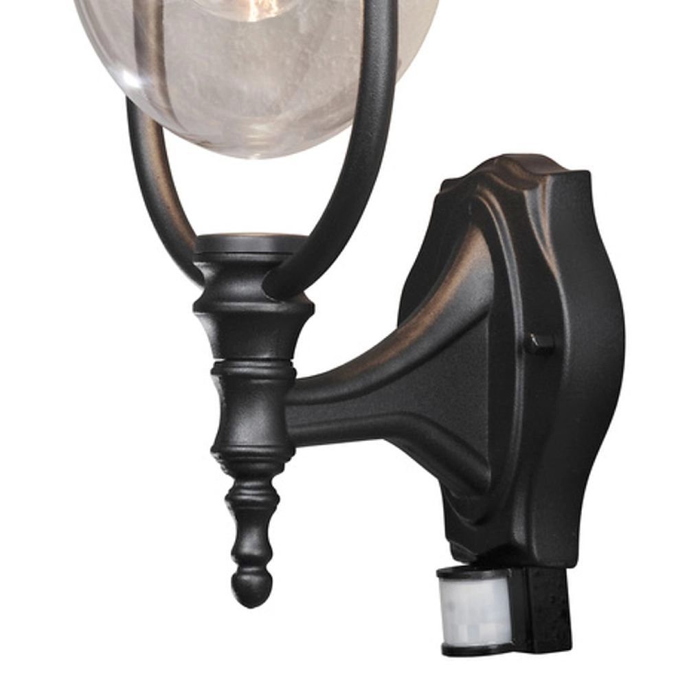 Classic wall lamp Parma black with motion detector KonstSmide 7318307235753