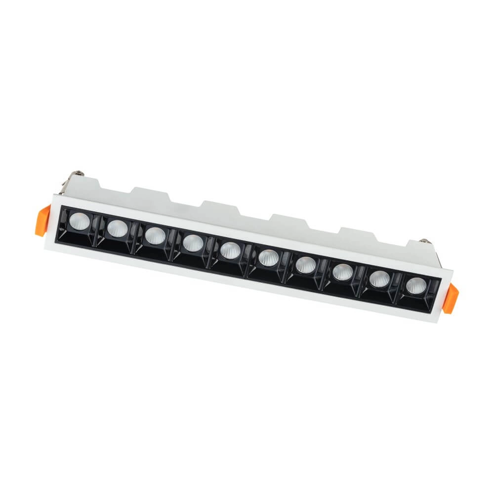 White recessed spotlight Midi Led 10x1 LEDs - 3000K