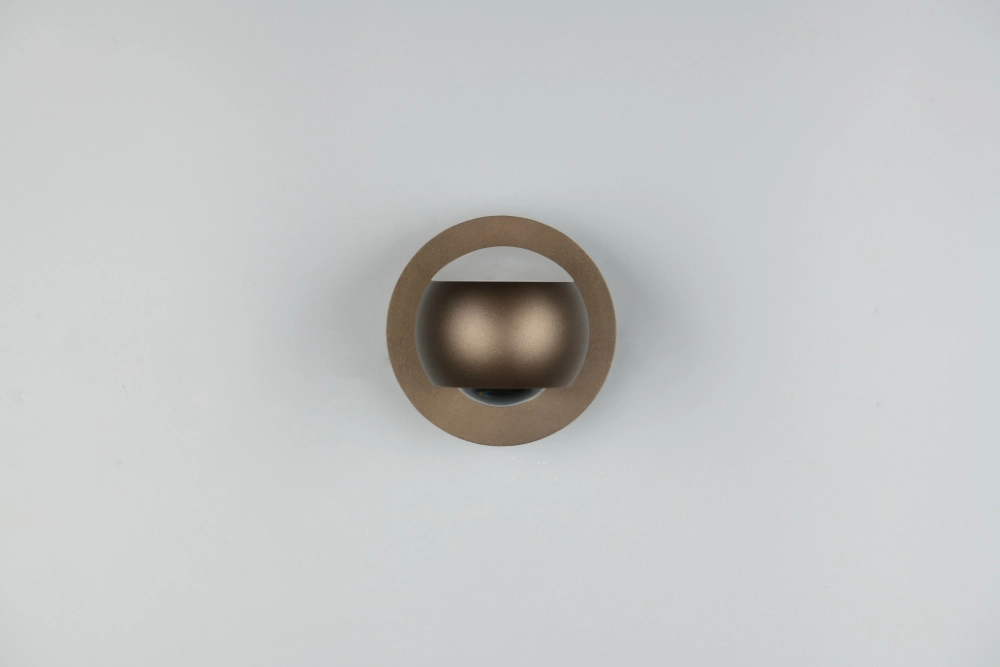 Led wall lamp Orbit Platinum Brown Trio 4017807686630