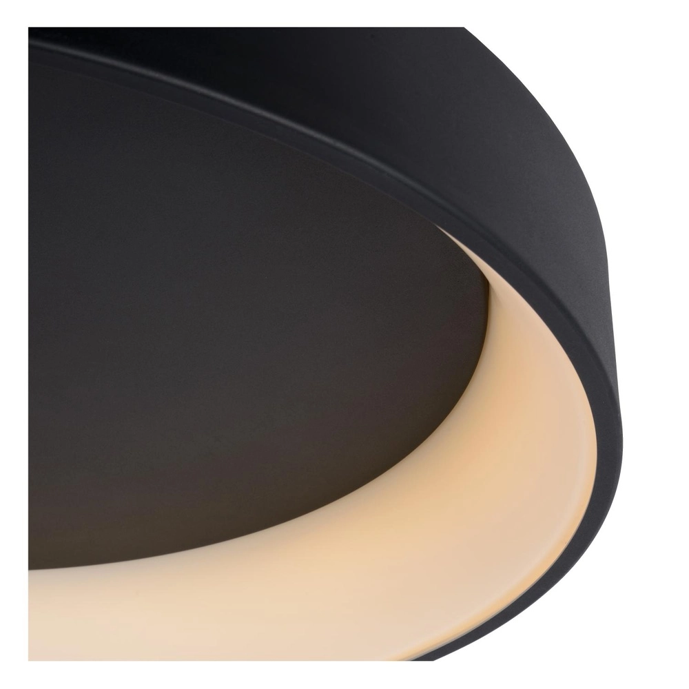 Ceiling light Talowe Led Ø 30cm black Lucide 5411212460615
