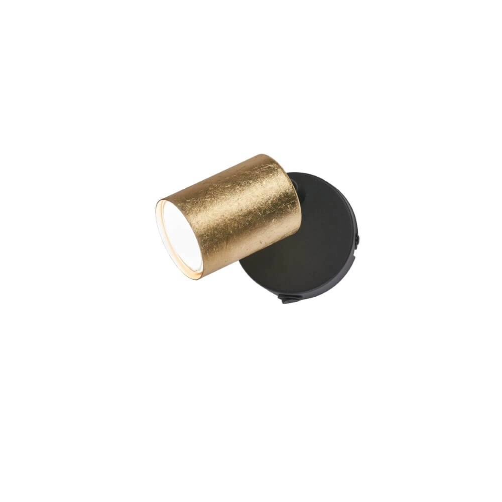 Wall lamp Vano black with gold