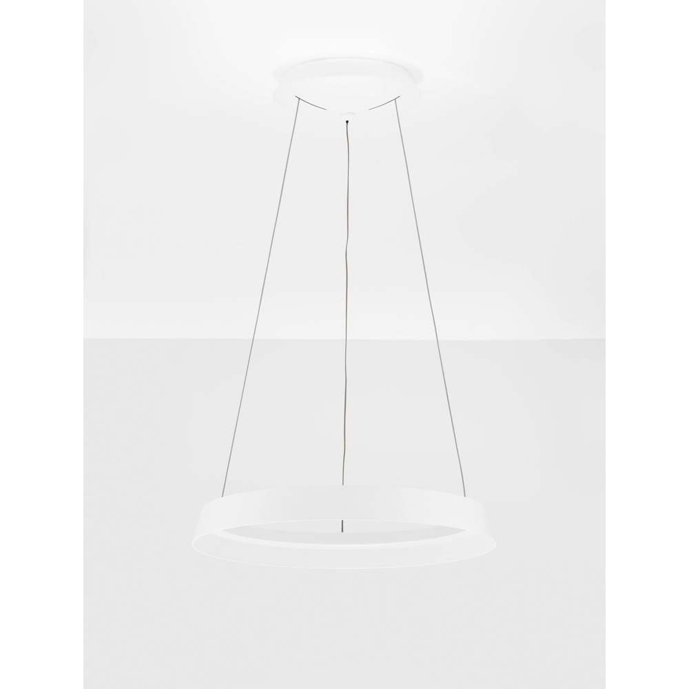 Design pendant lamp Ormi Ø 45cm white Lyora 5212017448798