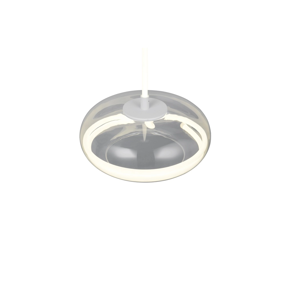 Design pendant lamp Tarsia white Ø 40cm Trio 4017807683325
