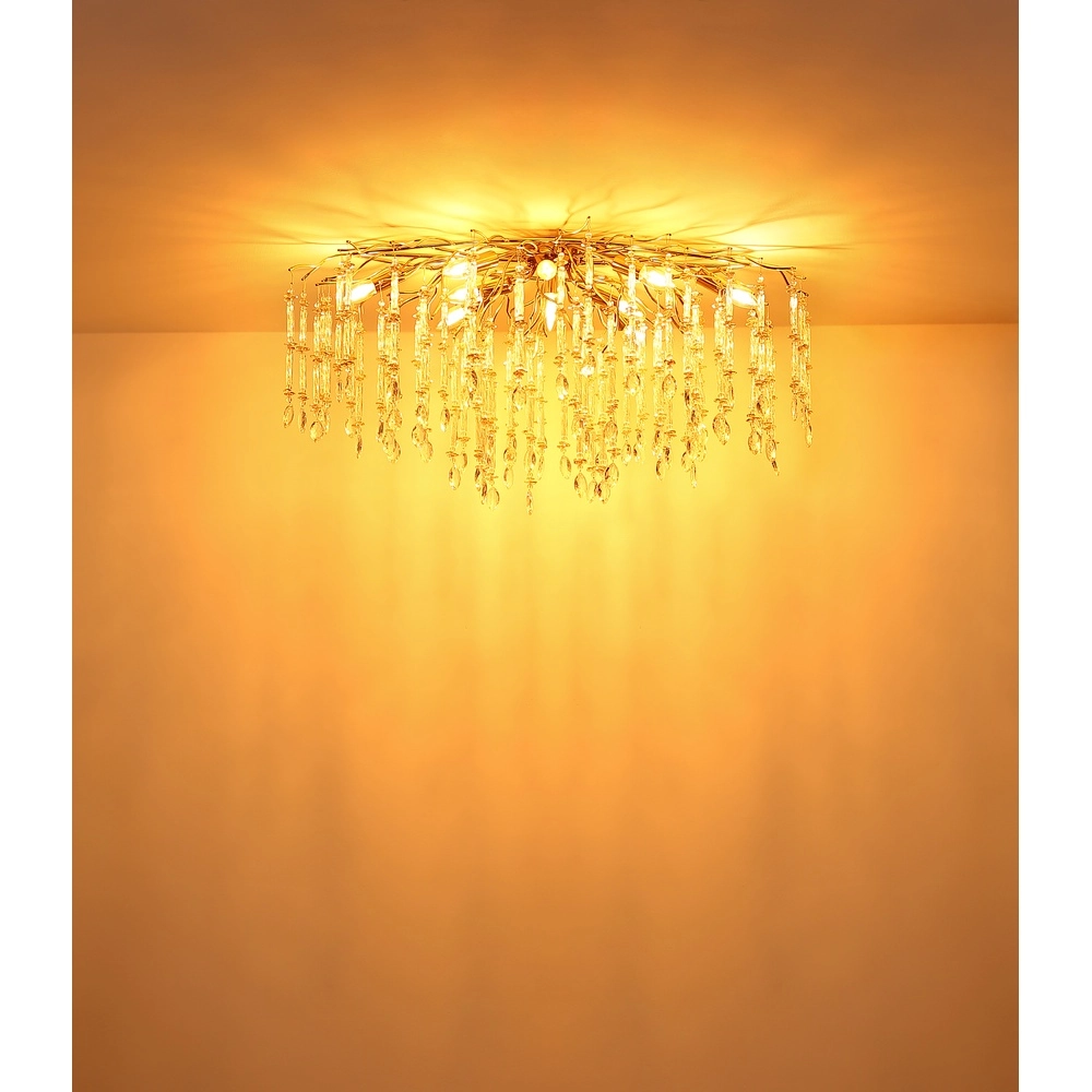 Ceiling lamp Gloria 100cm gold Globo 9007371575985