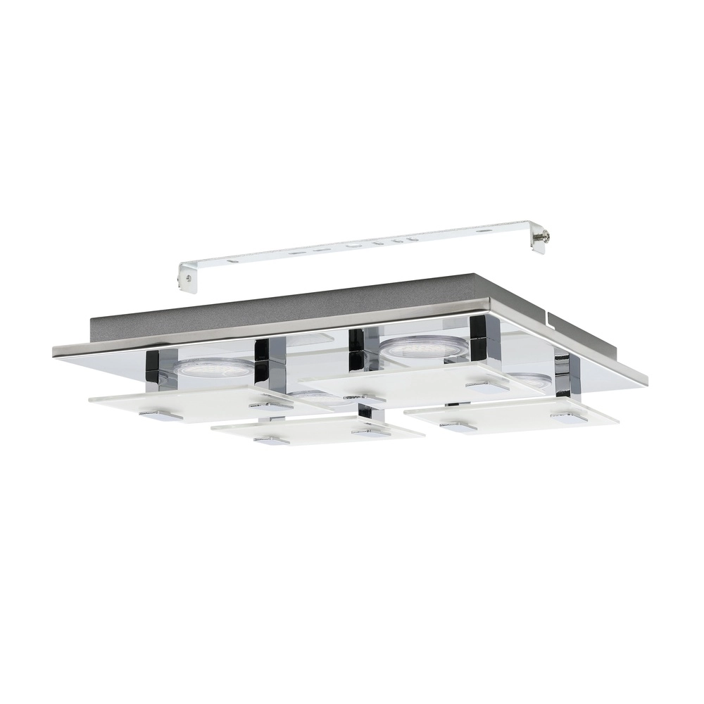 Modern ceiling lamp Vicaro 4-light chrome Eglo 9002759933142