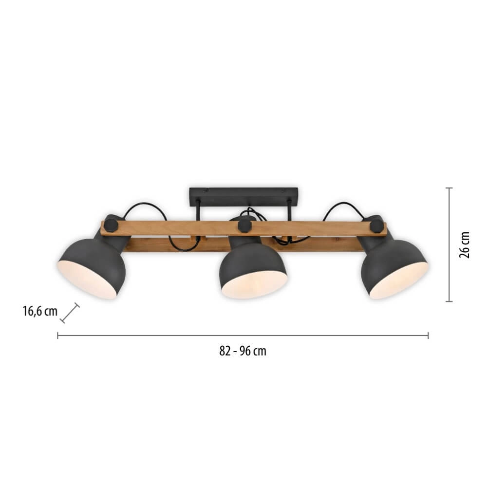 Ceiling lamp Cup 2.0 3-light Just Light 4043689000707