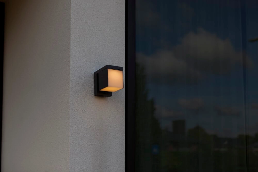 Solar wall lamp Prima anthracite Lutec 6939412015644