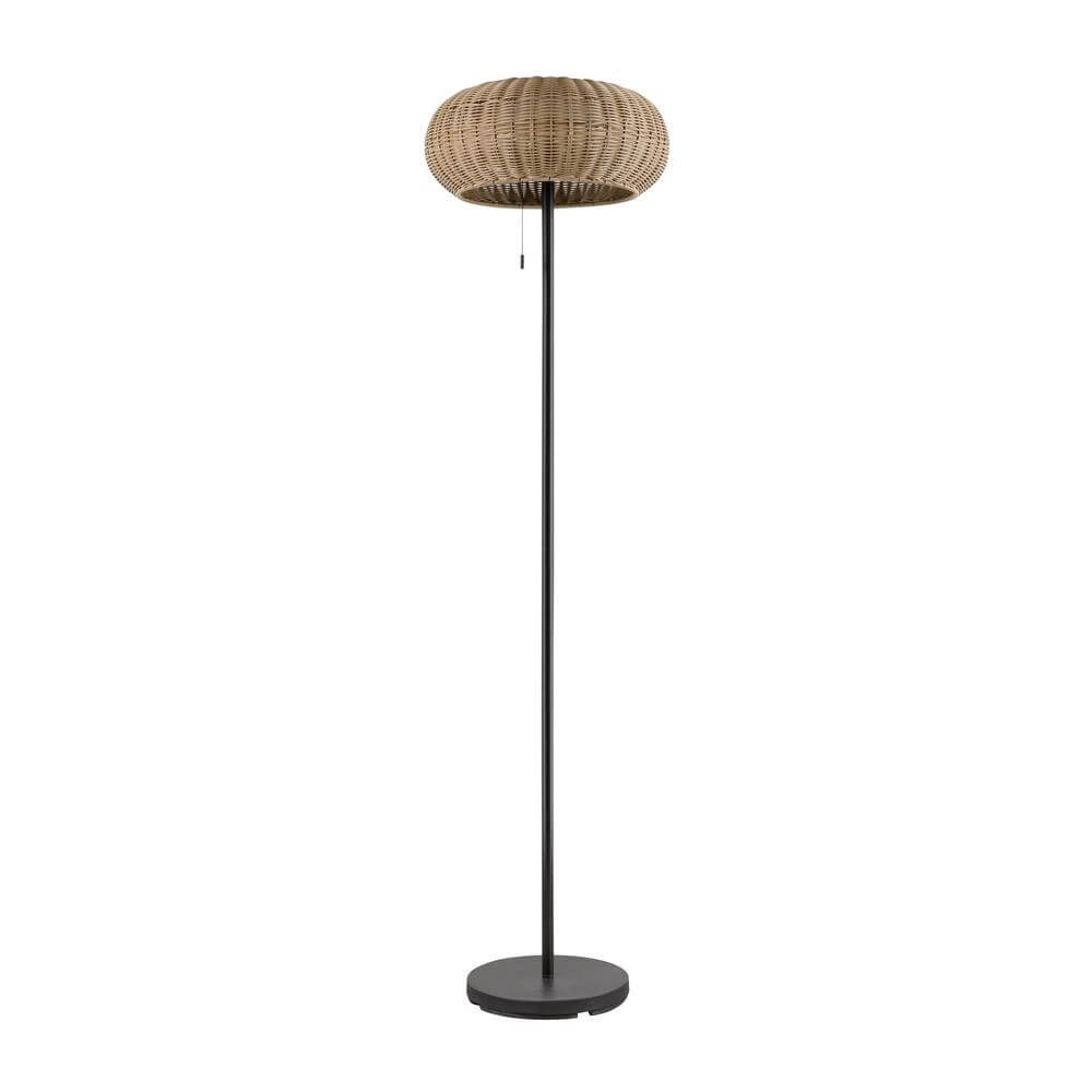 Floor lamp Adegan Solar solar rattan SLV 4024163296632