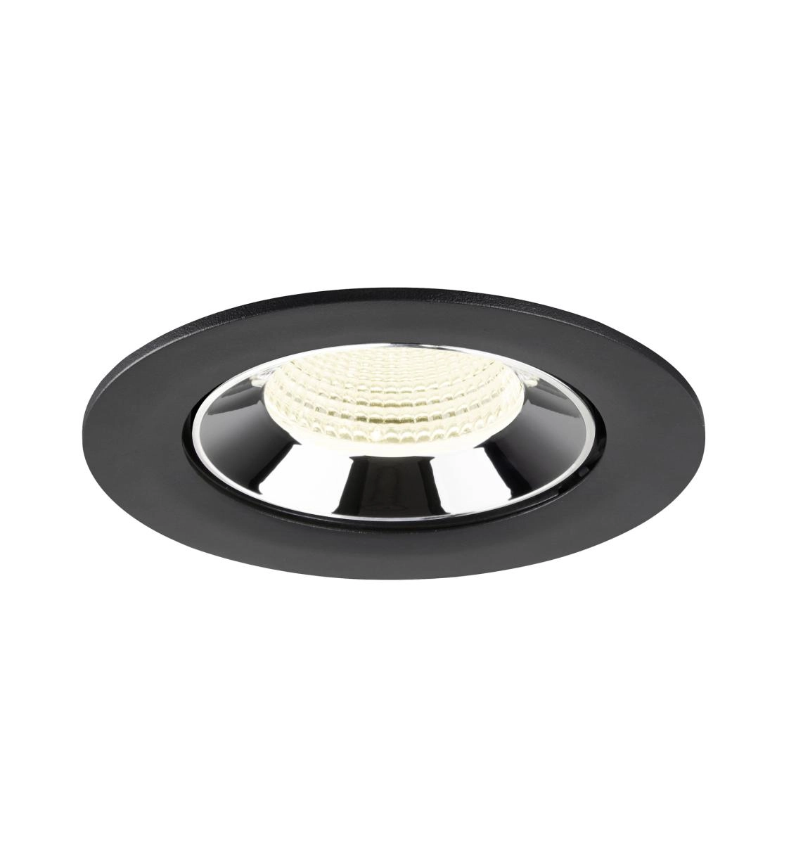 Recessed spotlight Numinos Gimble L black/chrome 4000K - 55deg SLV 4024163310079