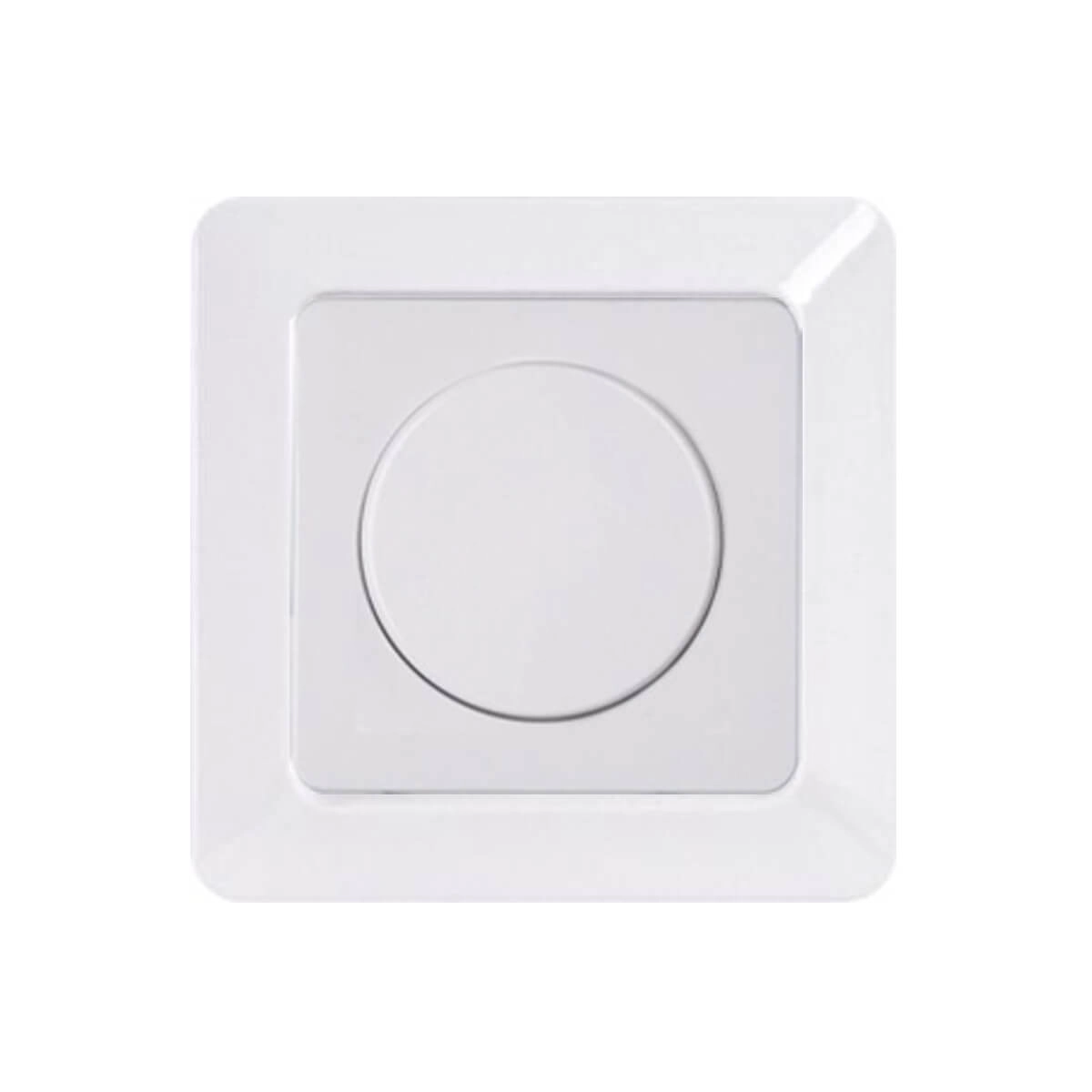White Dimmer cover for built-in dimmer