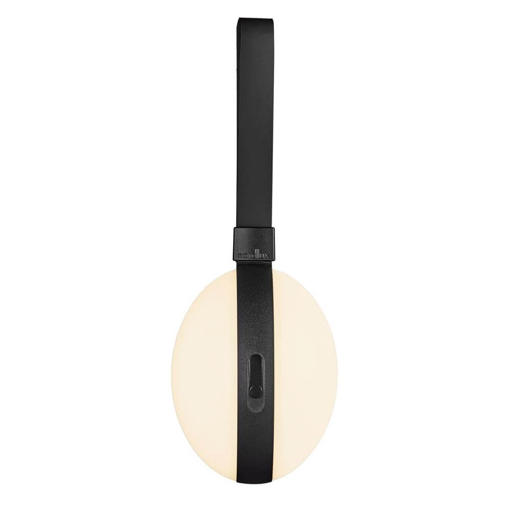 Sleek table lamp Bring To-Go black Ø 12cm Nordlux 5704924010545