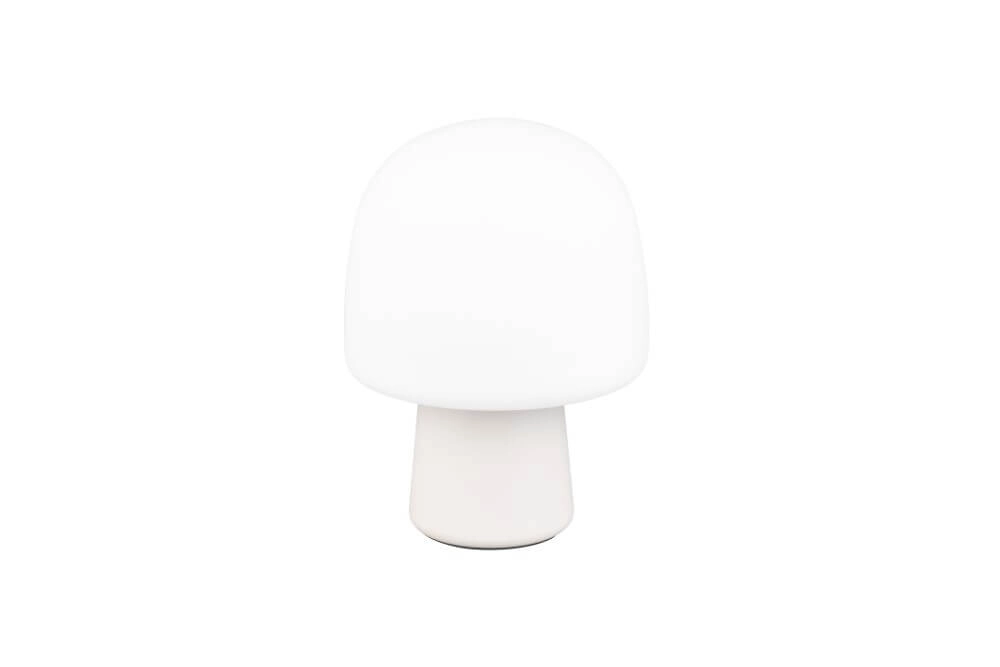Mushroom table lamp Steen white glass Trio 4017807616484