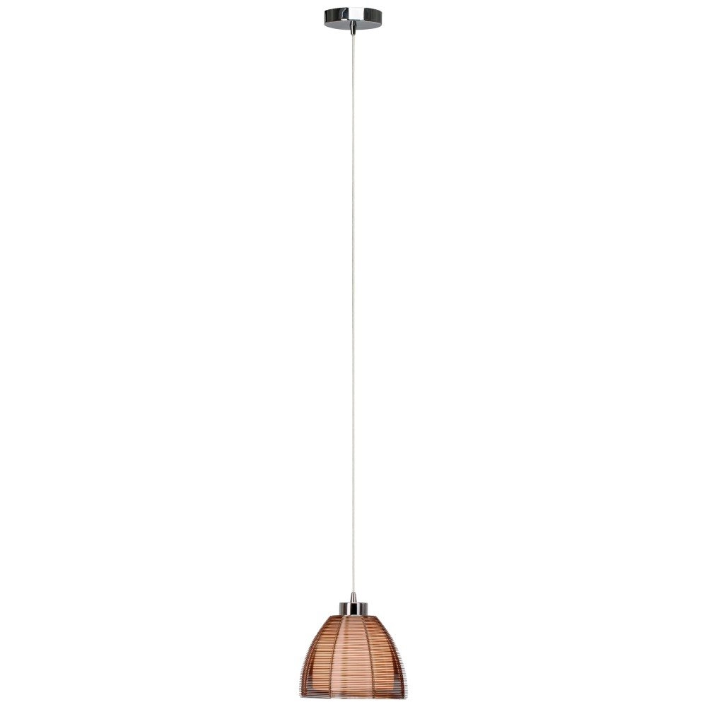 Design pendant lamp Relax Ø 19.5cm bronze with chrome