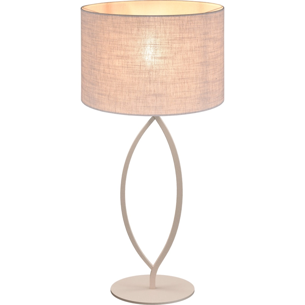 Table lamp Terry Duno beige terra Ø 37cm