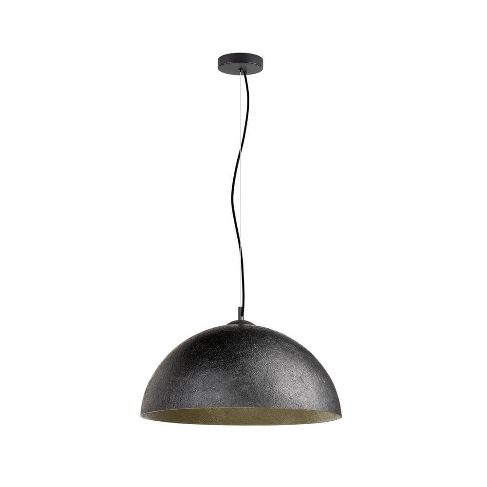 Pendant lamp Forchini 50 black with gold Ø 50cm SLV 4024163298643