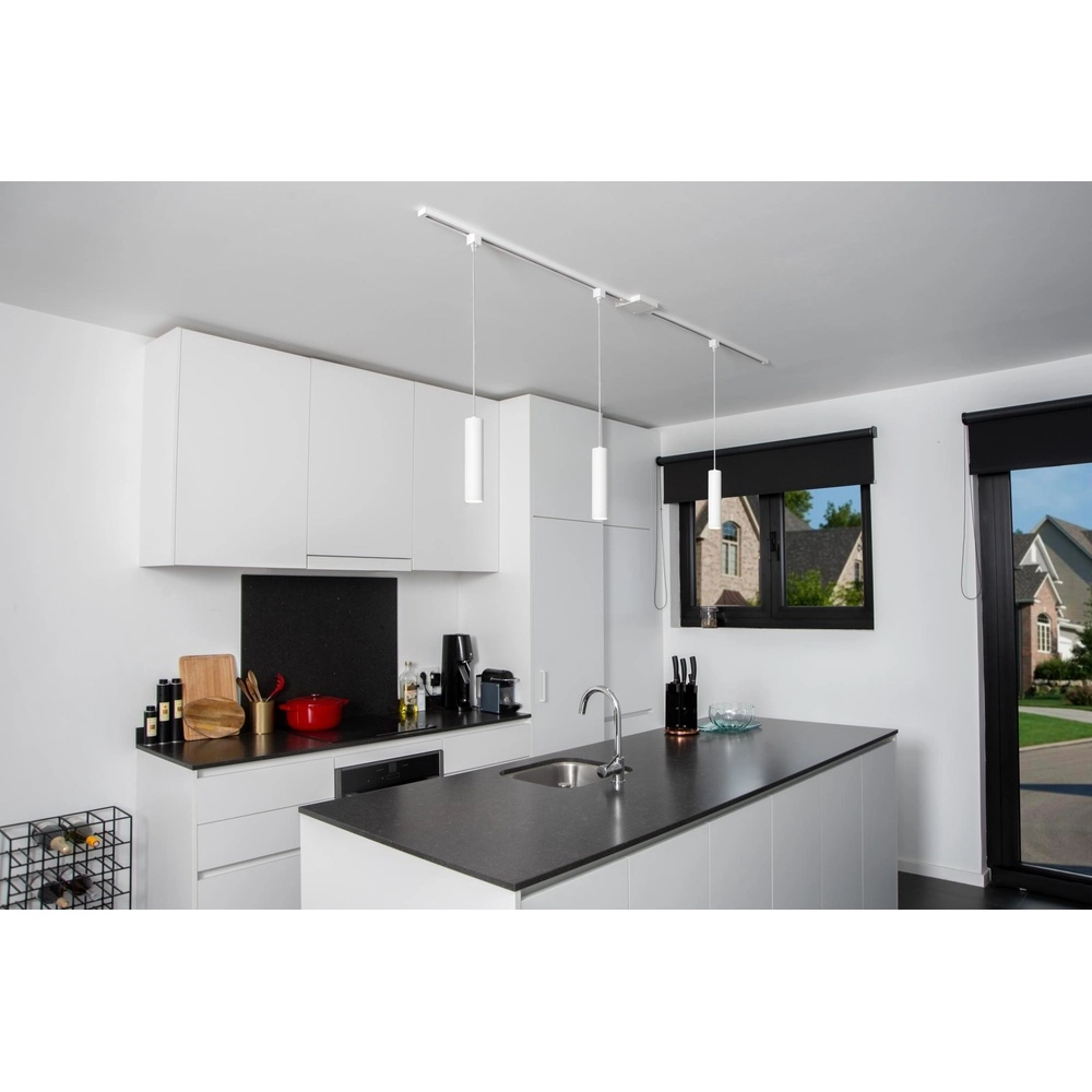 Rail pendant light Track Floris 1-phase white Lucide 5411212093875