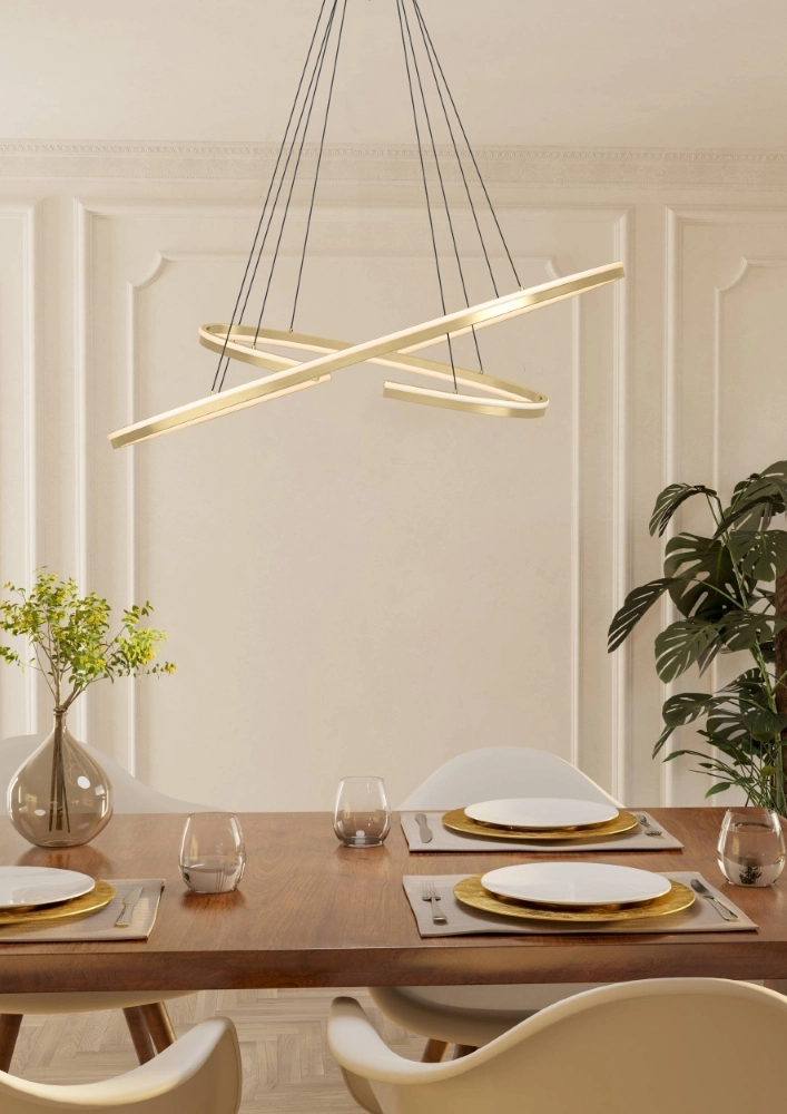 Design pendant lamp Bogado gold Stars of Light 9008606357949