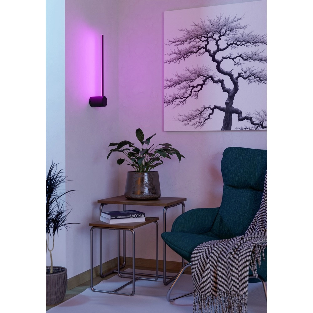 Smart wall lamp Flatron-Z Black Eglo 9008606390557
