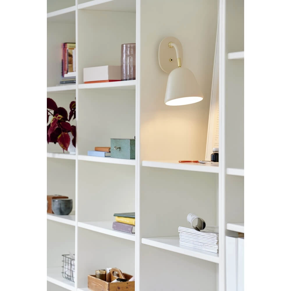 Sand brown wall lamp Fleur design Nordlux 5704924005282