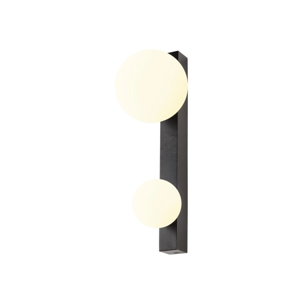 Wall lamp Sun 2-light black