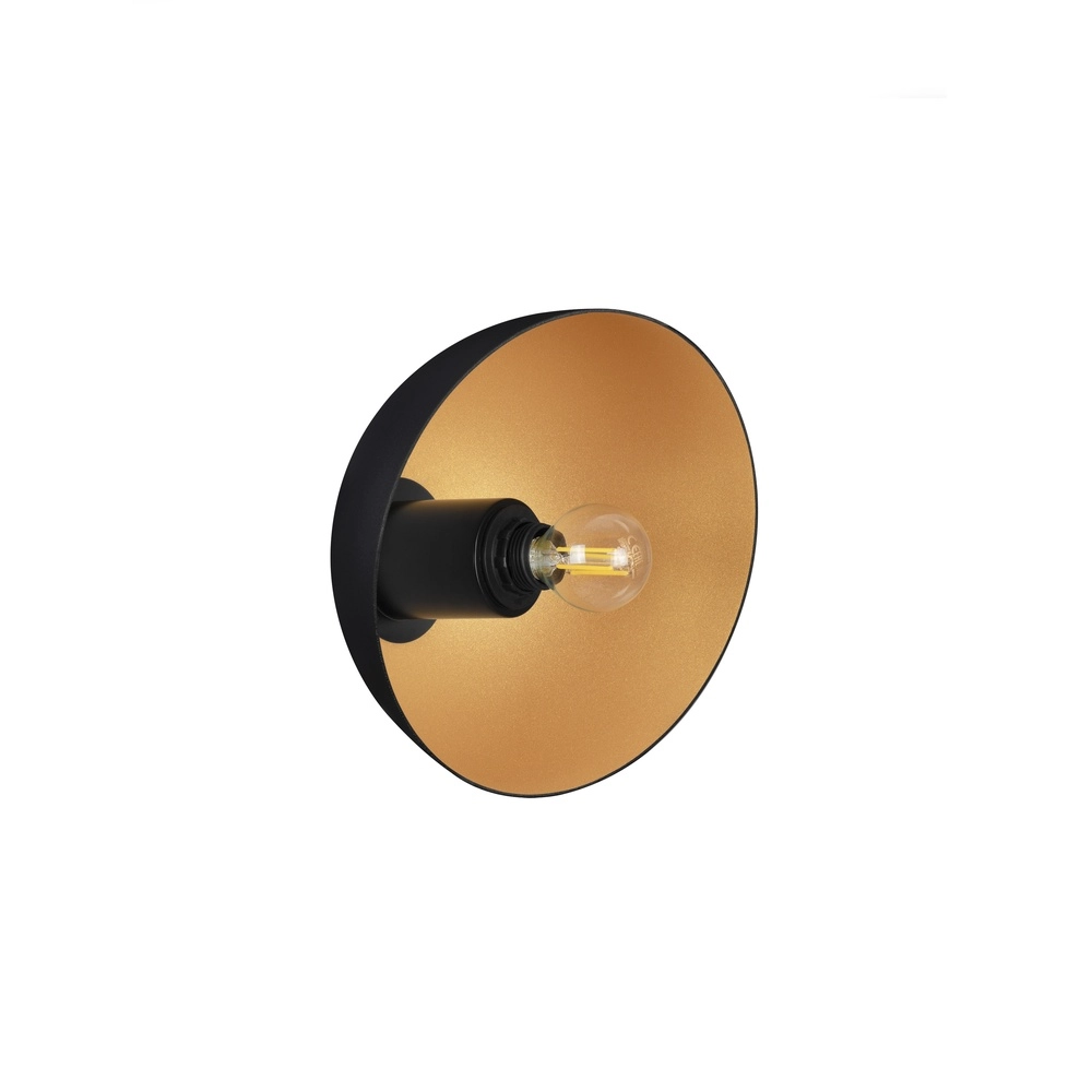Design wall lamp Onia black with gold Lyora 5212017458179