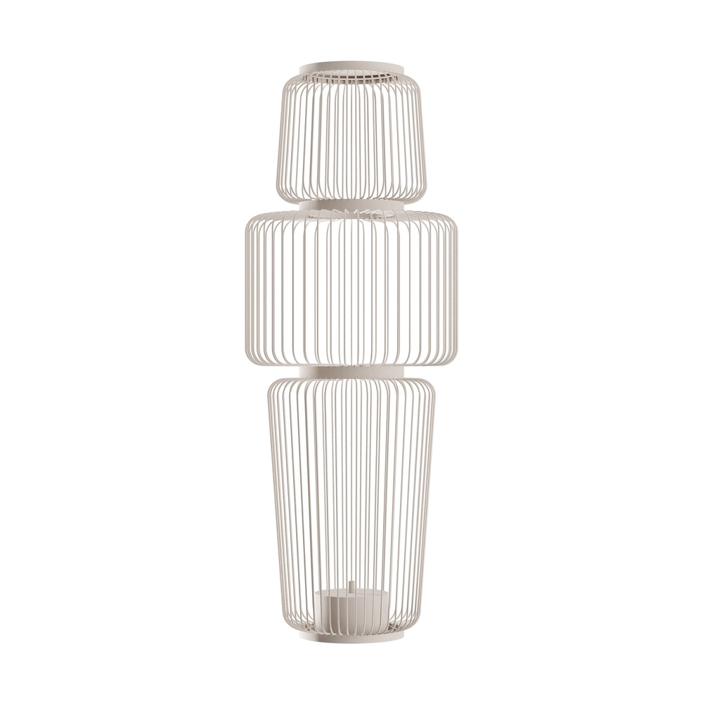 Cage lamp Nome sand brown Ø 25.5cm