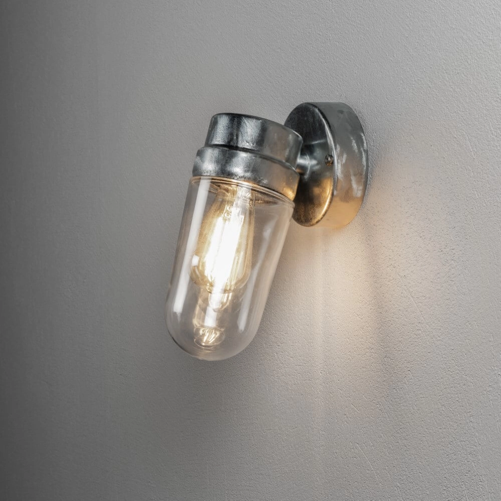 Rural outdoor lamp Vega brushed metal KonstSmide 7318304293206