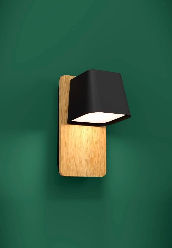Wall lamp Ruscio with fabric hood Stars of Light 9008606220816