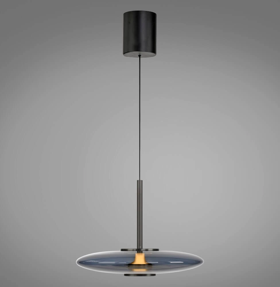 Hanging lamp Pure E-Vitrum design gray Paul Neuhaus 4012248382684