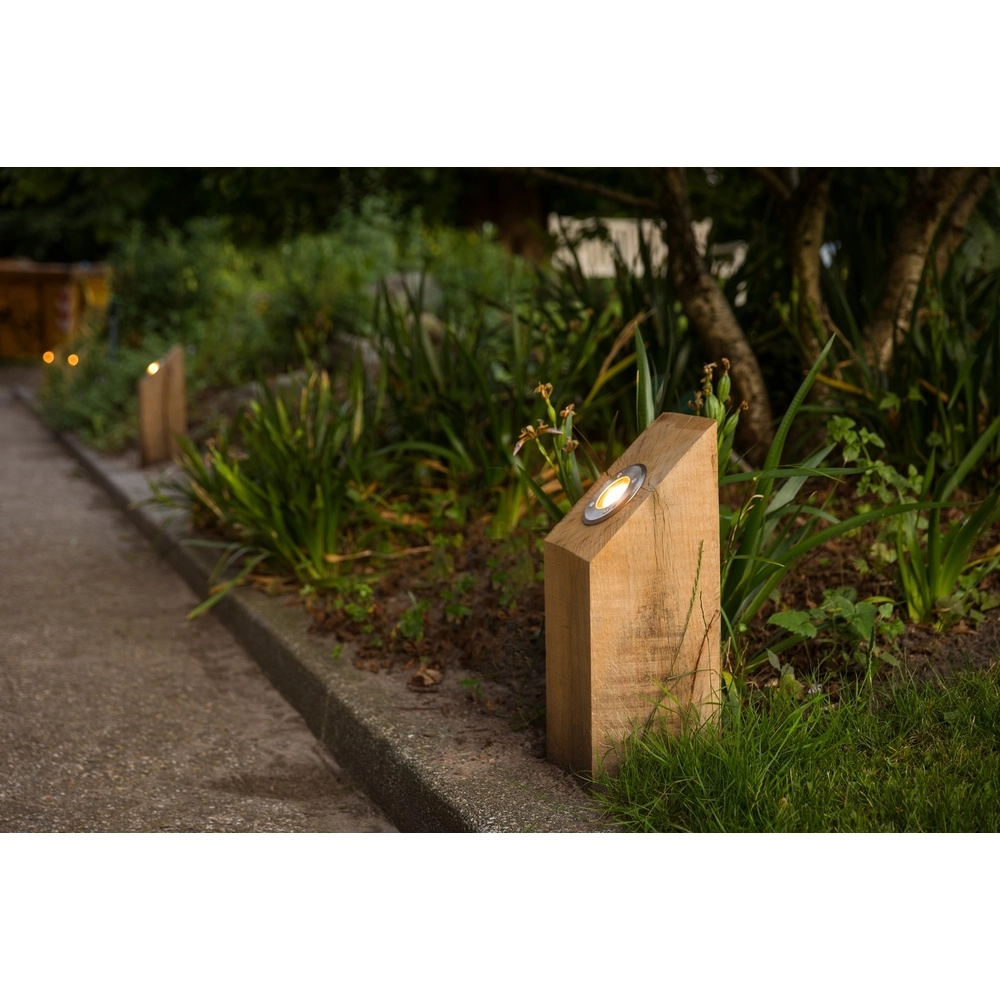 Wooden uplighter Sotto Rustic chestnut - 40cm - 2700K Timberlab 8716803514171