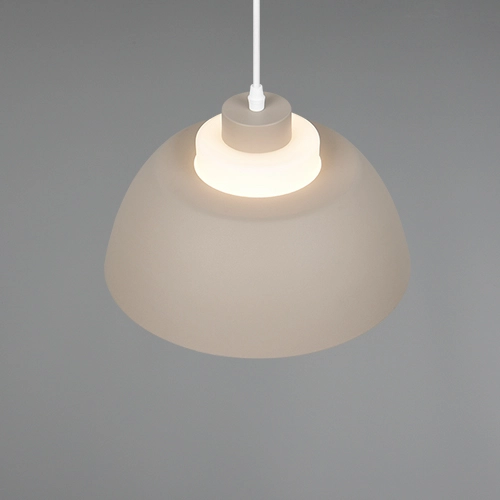 Design pendant lamp Tilos sand brown Ø 30cm Trio 4017807690118