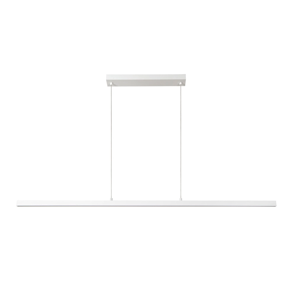 Sleek pendant lamp Sigma white 147.7cm