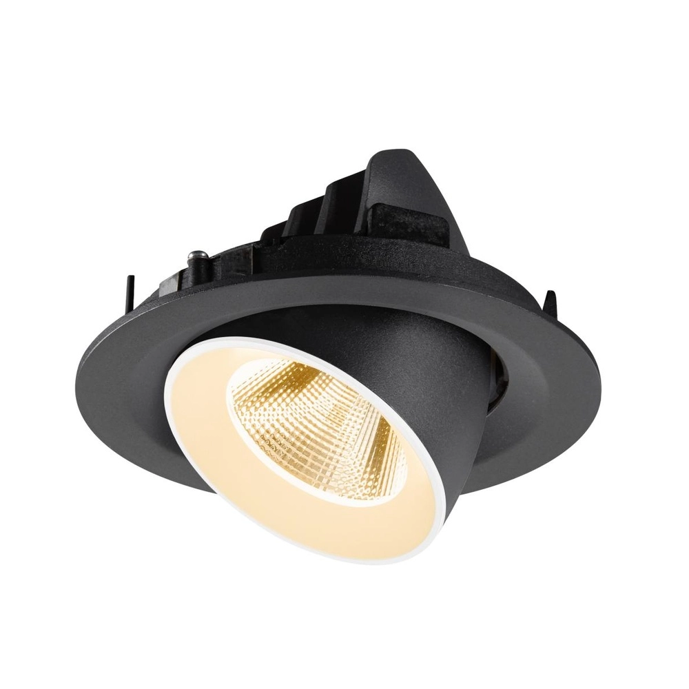 Recessed spotlight Numinos Gimble M black/white 2700K - 20deg SLV 4024163312127
