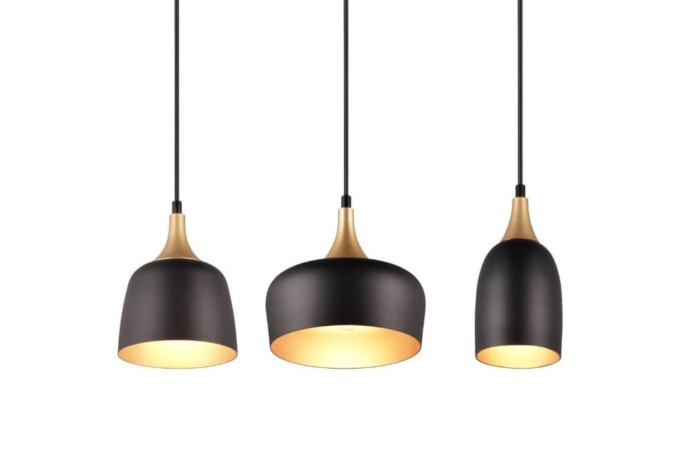 Design hanging lamp Chiraz black 3-light Trio 4017807566826