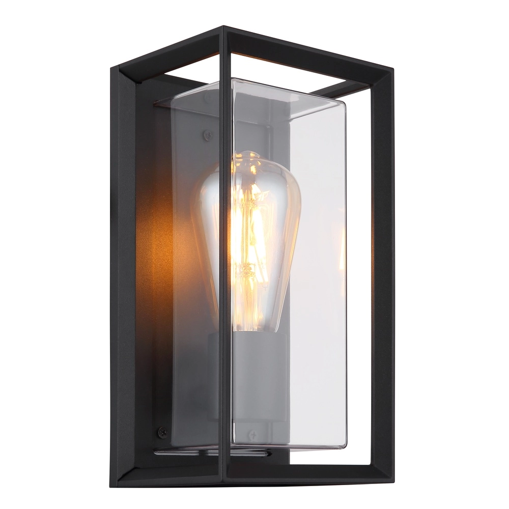 Outdoor wall lamp Logana Black