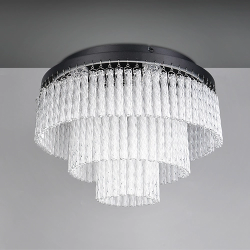 Design ceiling lamp Vono Black Trio 4017807682236