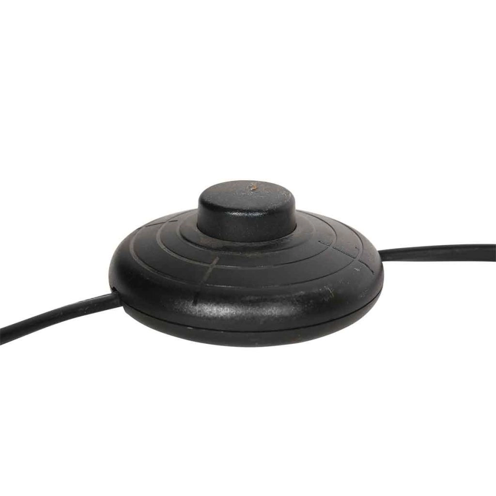 Black floor lamp Bloeba with cork cap Ø40cm Steinhauer 8712746180503