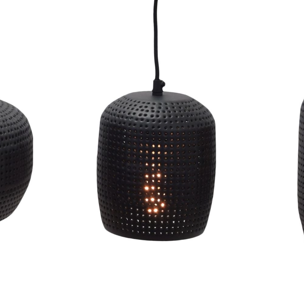 Hanging lamp Fez 4-light 120 cm black Urban Interiors 8719325467703