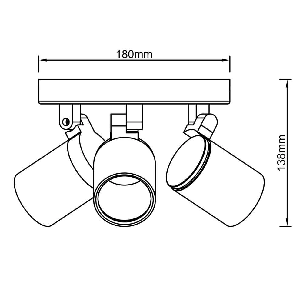 Bathroom spotlights Alessia Brilliant 4004353420856