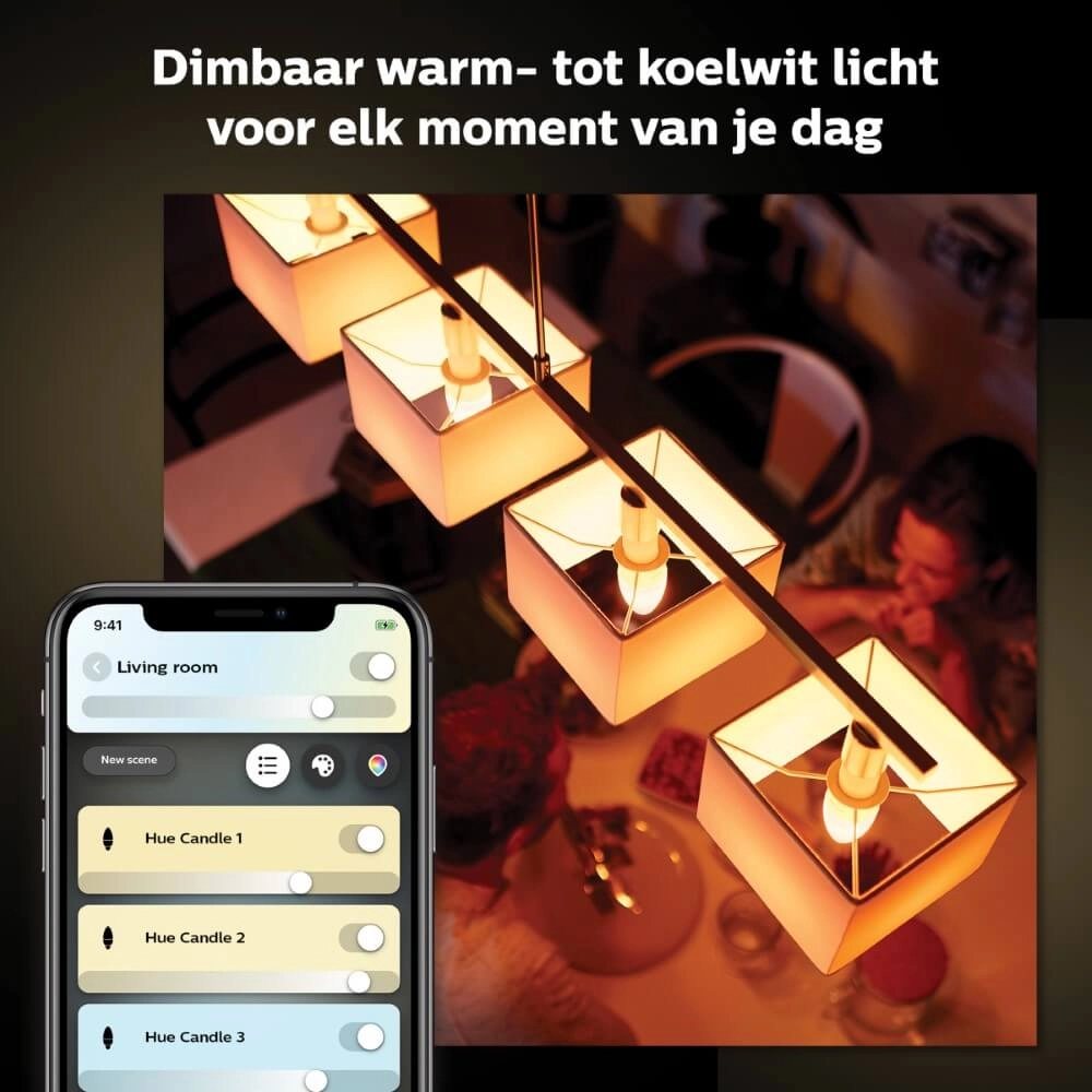 Hue - E14 - 5W - White Ambiance Philips 8719514356658