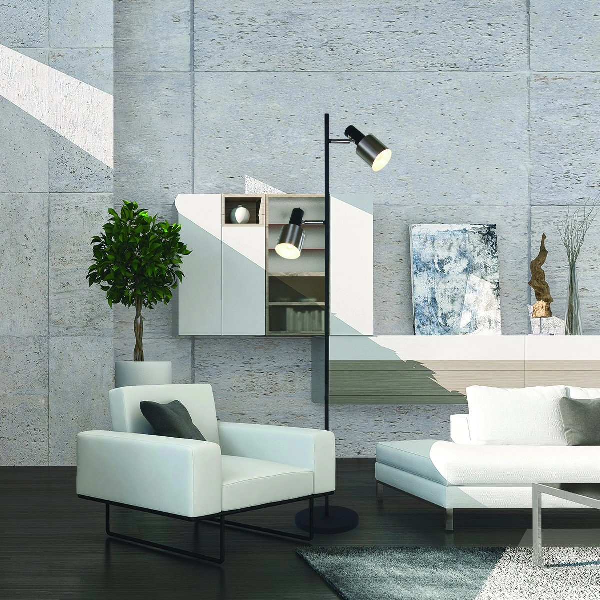 Floor lamp Fjorgard Steinhauer 8712746125122