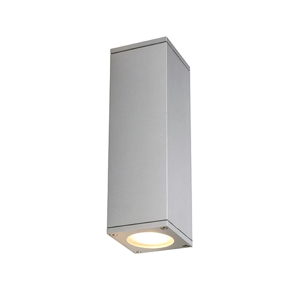 Square up and down lighter Theo Up-Down Out metallic grey