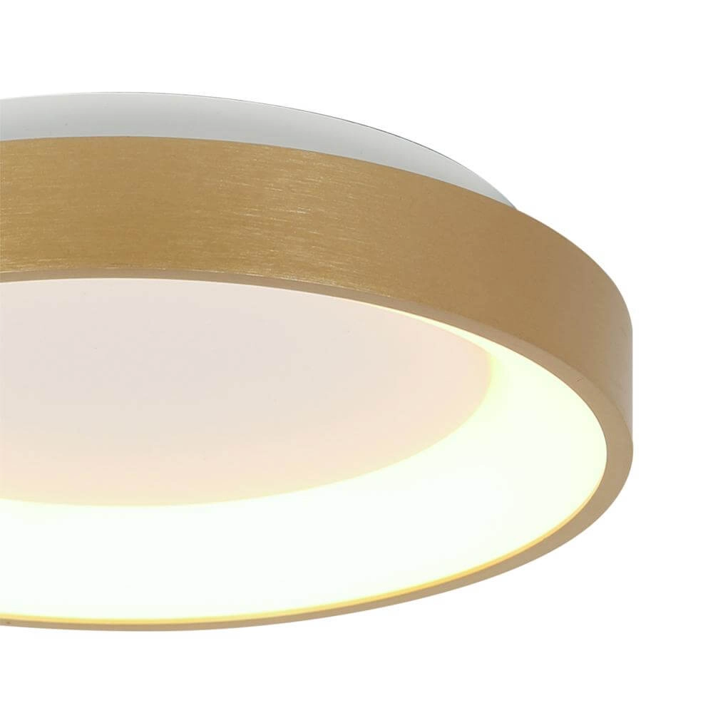 Ceiling lamp Ringlede design gold Ø 28cm Steinhauer 8712746171921