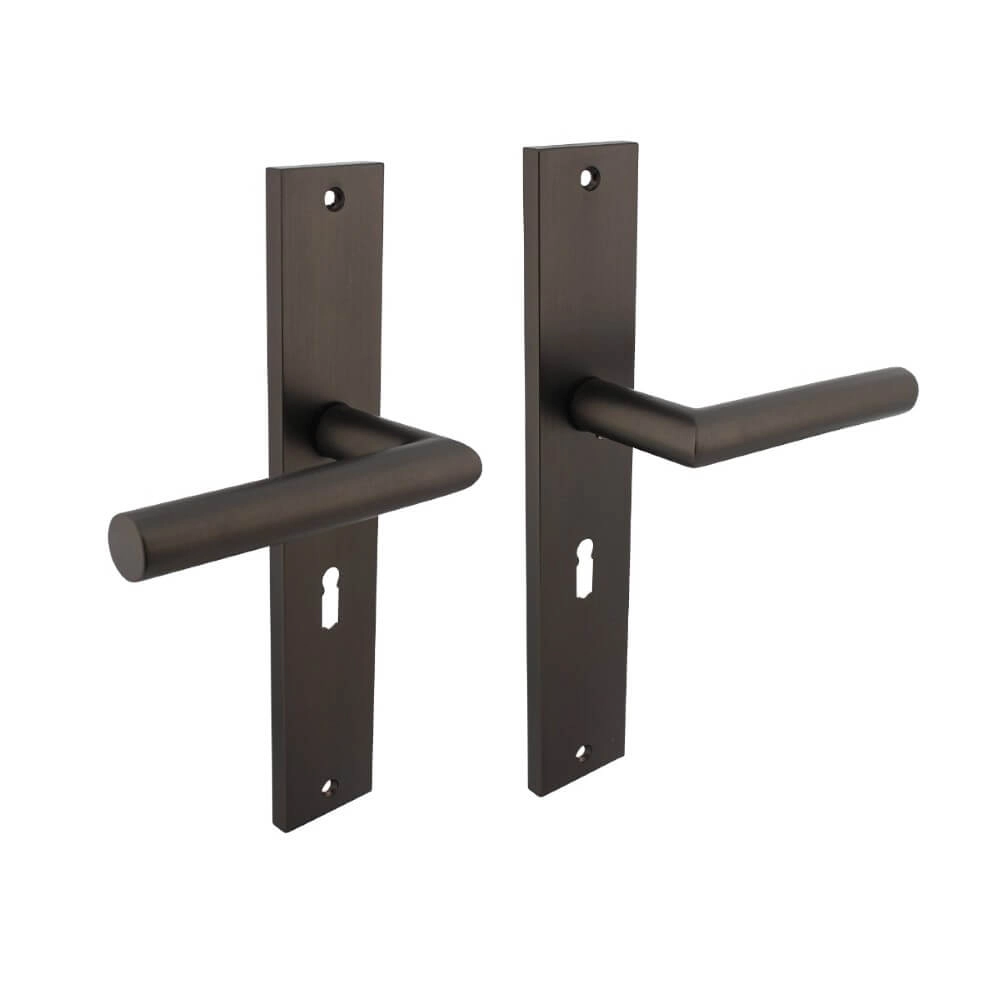 Door handle Bastian Keyhole 56mm anthracite
