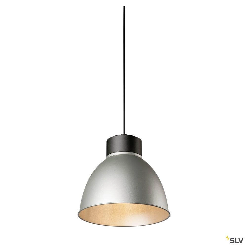 Pendant lamp Para Dome black Ø 12.7cm SLV 4024163252935