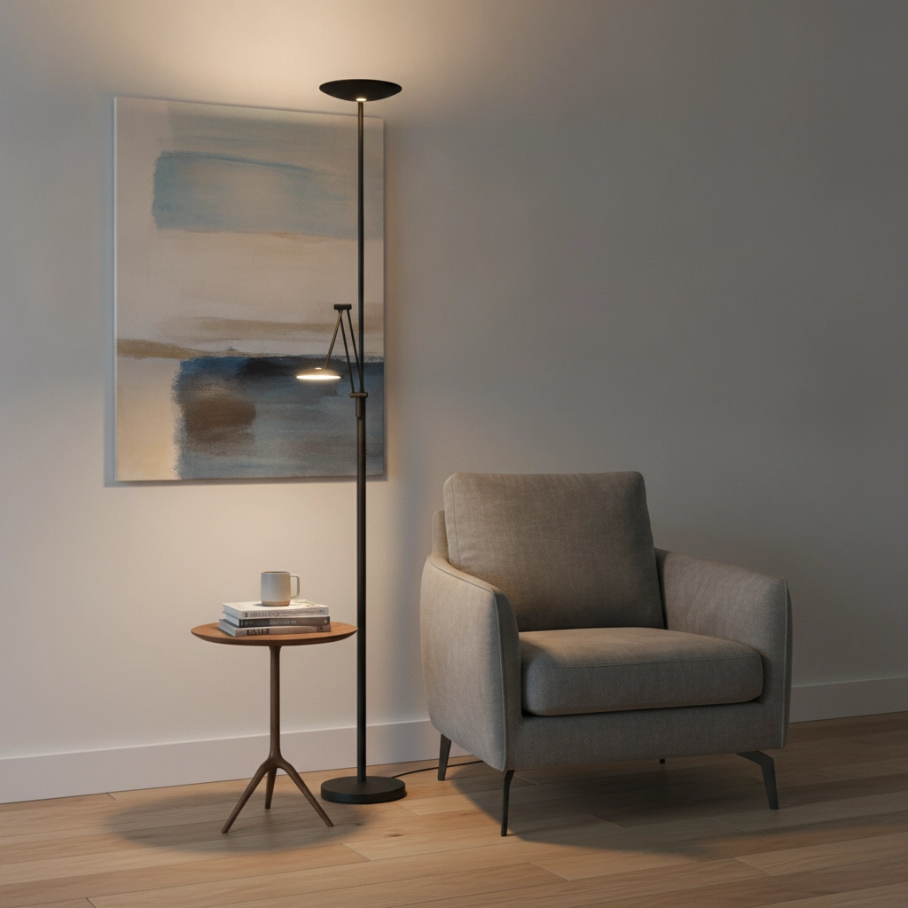 Classic reading lamp Roma black Ø 23cm