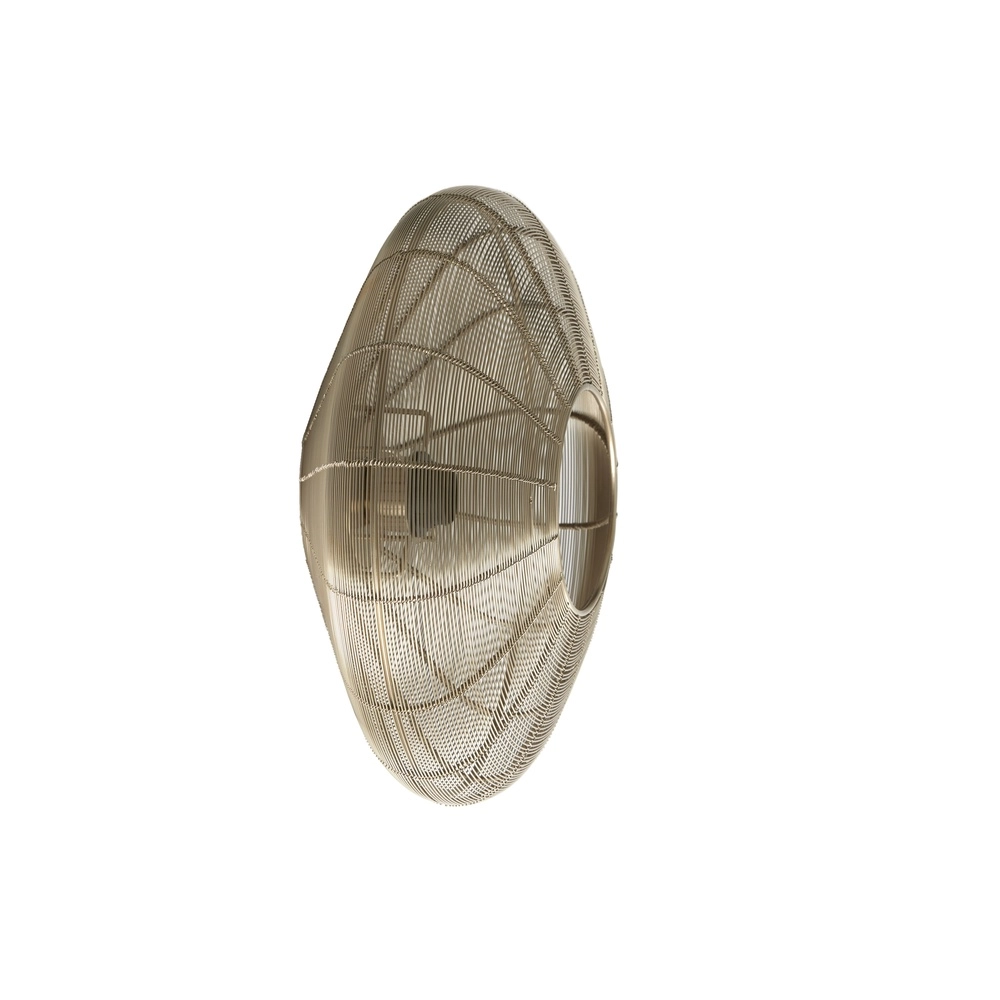 Metal ceiling lamp Bahoto Ø 40cm - light gold Light & Living 8717807706036