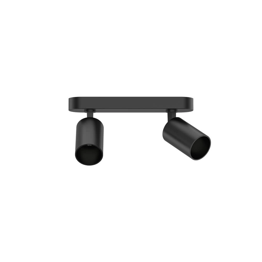 Double surface-mounted spotlight Tevo black