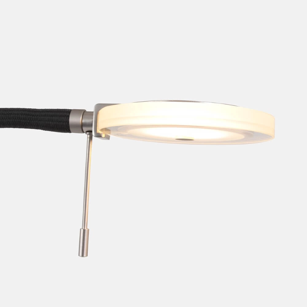 LED reading lamp 2-light Turound 40w - 2200-4000K - 187cm stainless steel clear glass Steinhauer 8712746134797