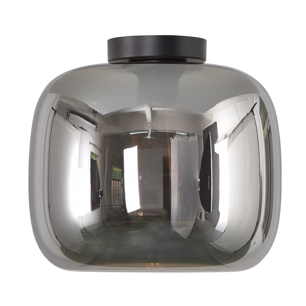 Smoke glass ceiling lamp Preston-28 Artdelight 8719831735785